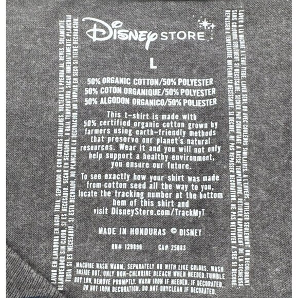 Disney Mickey & Minnie Sweethearts Since 1928 T Shirt Grey L From Disney Store - Picture 4 of 6